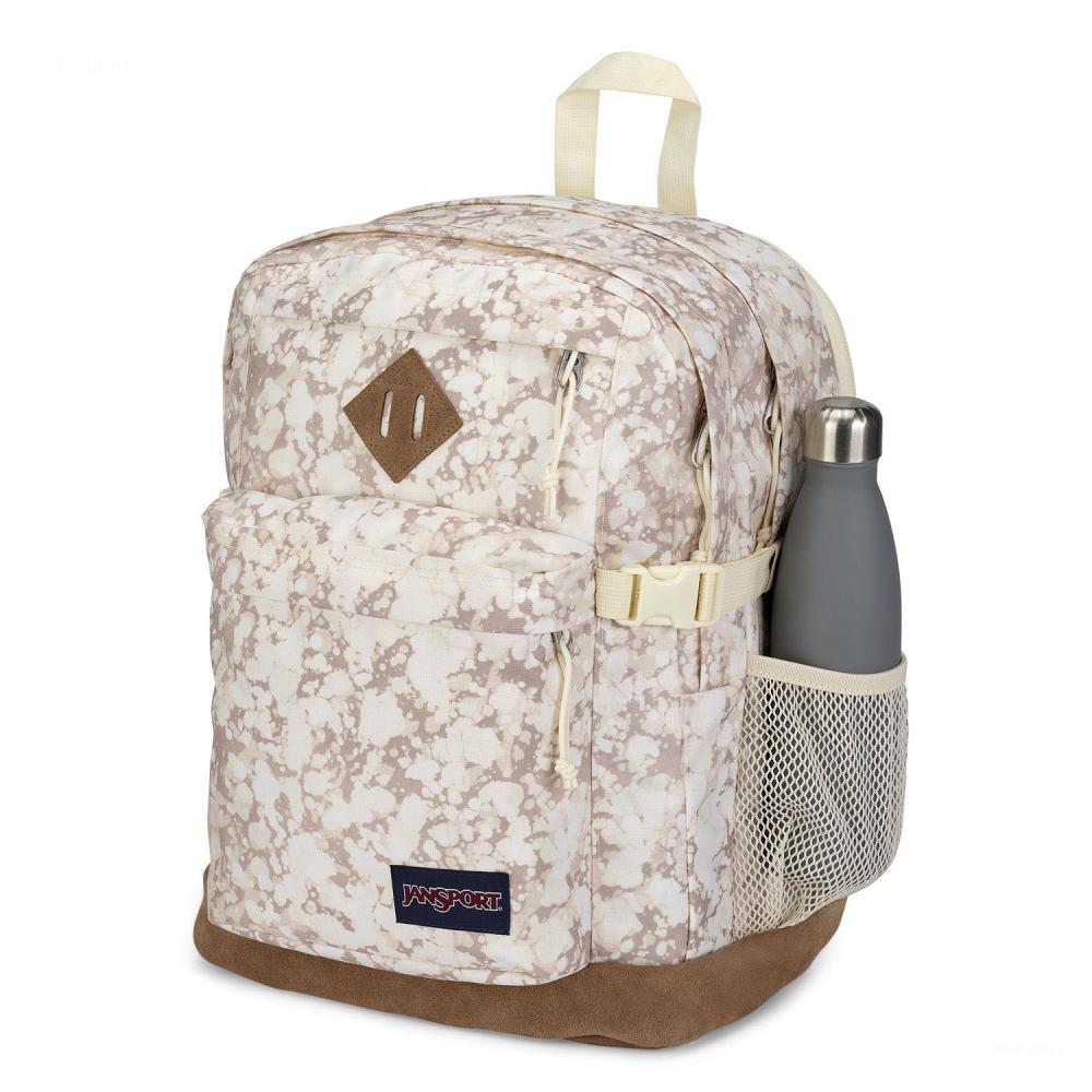 Sac à Dos Scolaire JanSport SUEDE CAMPUS Beige | GNV-11107181